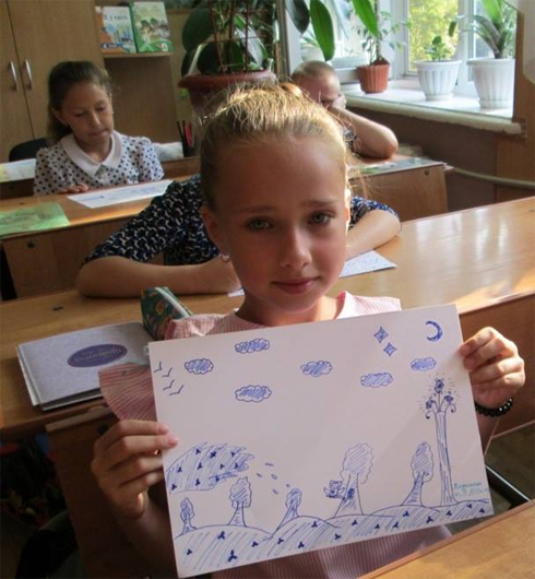 У Кропивницькому діти проілюстрували оповідання Василя Сухомлинського