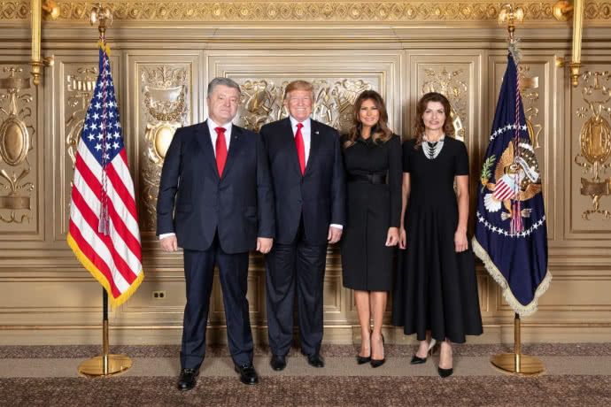 Петро Порошенко зустрівся із Дональдом Трампом