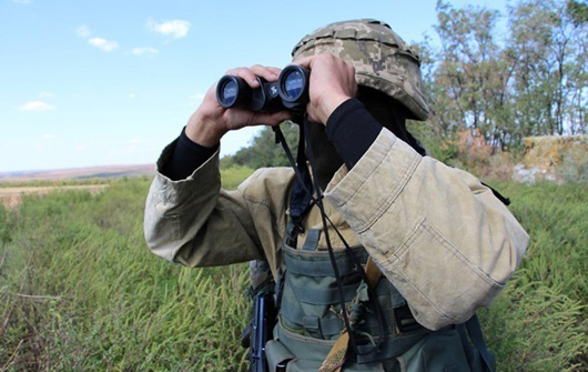 На Луганщині українські бійці за допомогою безпілотника знищили ДОТ окупантів