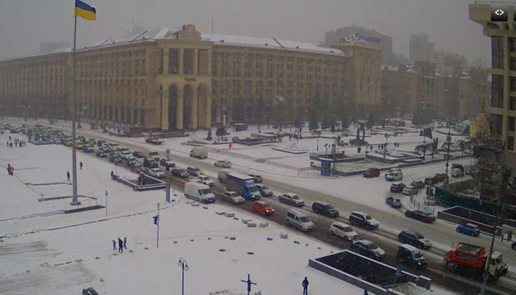 Київ паралізували затори (карта)