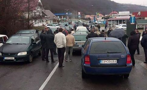 «Євробляхарі» заблокували 8 прикордонних пунктів пропуску