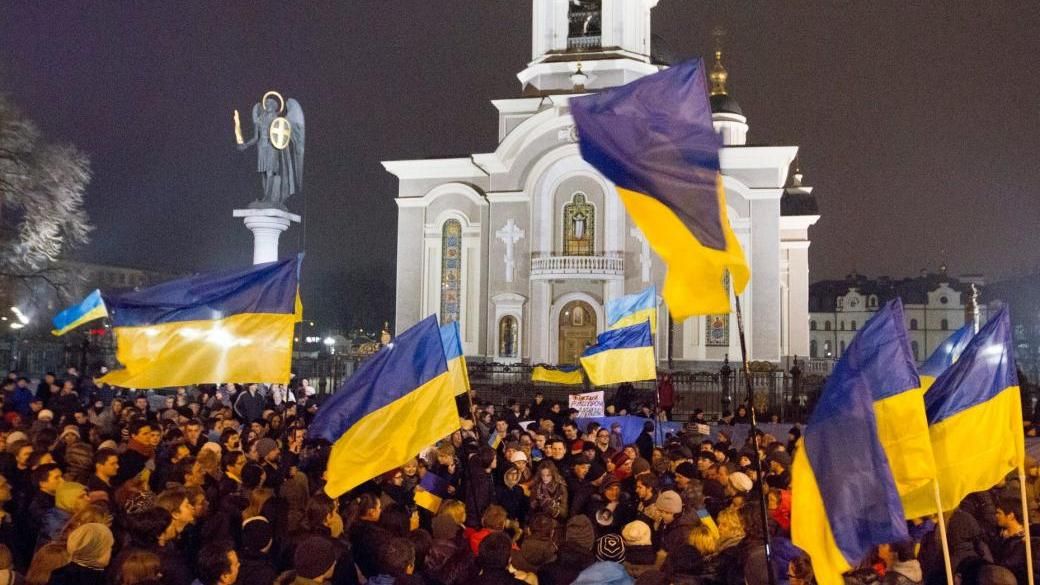 «Україна - єдина!» - 5 років тому скандував Донецьк на мітингу проти сепаратистів (відео)