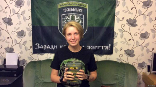 Керівник добровольчого проекту «Госпітальєри» Яна Зінкевич вразила своїм виступом у штаб-квартирі НАТО в Брюсселі