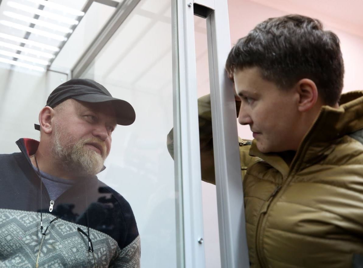 Надія Савченко та Володимир Рубан звільнені з-під варти через відсутність клопотання прокурорів