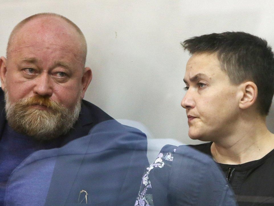 Володимир Рубан та Надія Савченко у суді