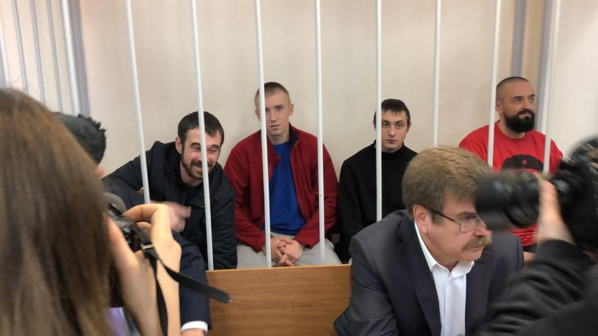 У Росії почалося засідання суду стосовно українських військовополонених моряків