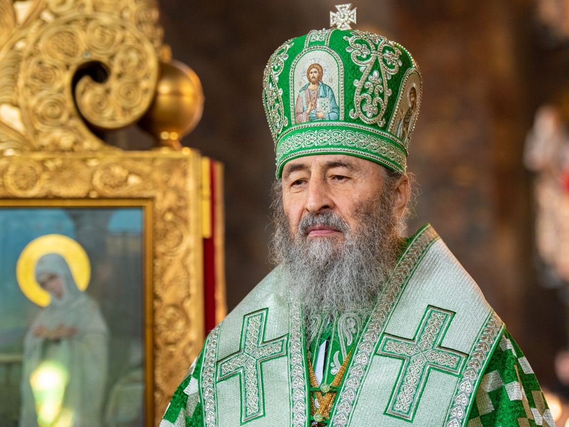 Онуфрій пообіцяв Зеленському підтримку УПЦ МП