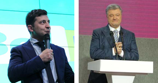 25% на 73%: як Зеленський святкував перемогу та якi плани в Петра Порошенка