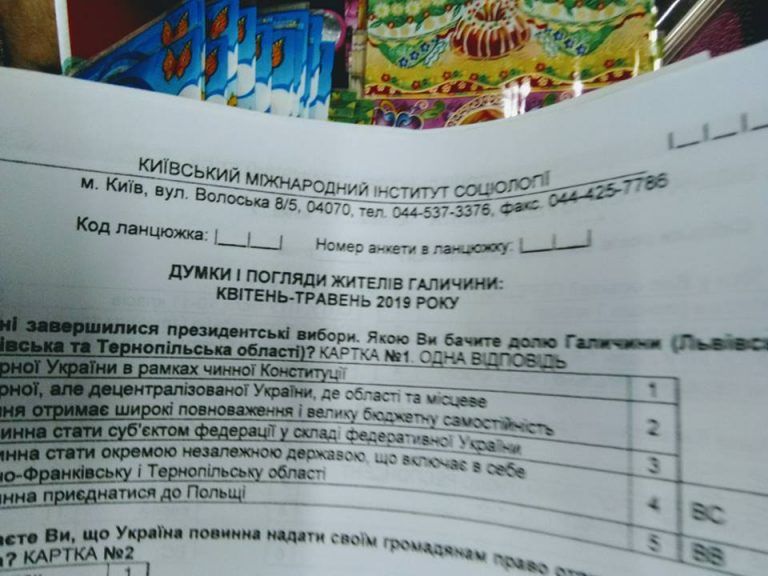 СБУ почала перевірку щодо опитування про від'єднання Галичини