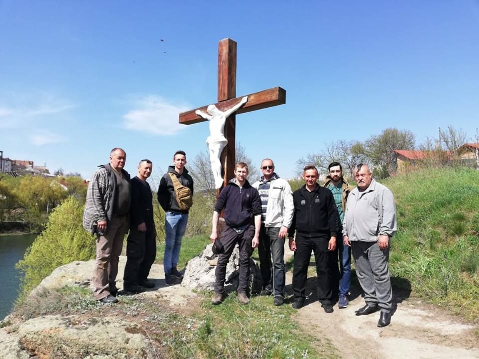 В Умані відновили пошкоджене хасидами розп’яття Ісуса Христа