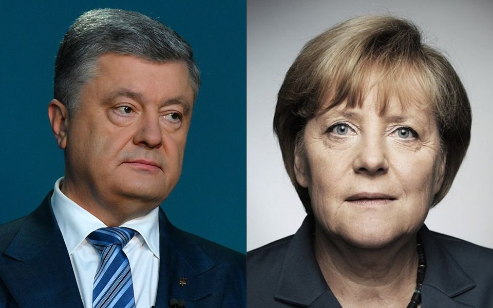 Порошенко просить Меркель посилити санкції проти Росії