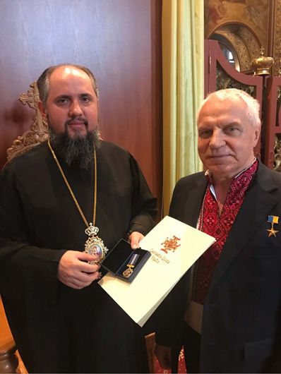 Григорія Омельченка нагородили за жертовність та самовідданість медаллю святого архістратига Михаїла