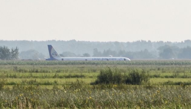 У Підмосков’ї аварійно сів літак на кукурудзяному полі, є постраждалі(відео)