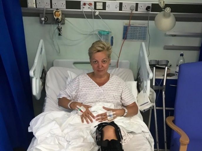 Валерія Гонтарева записала відео з госпіталю Лондона
