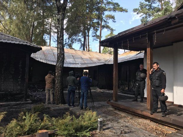 Поліція виявила на місці пожежі будинку Гонтаревої запальну ракету