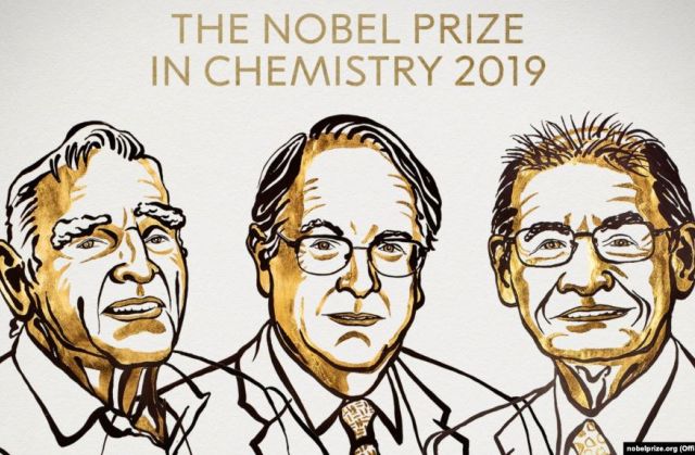 Нобелівську премію з хімії присудили за розробку літій-іонних батарей