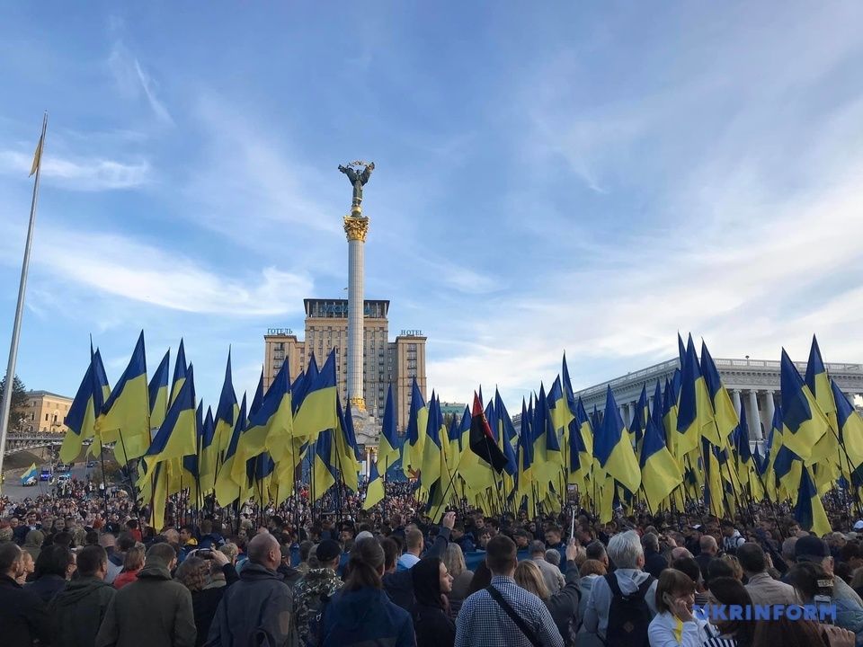 На Майдані вимагають відставки Андрія Богдана