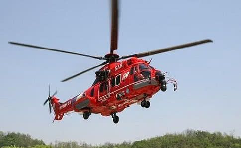 Вертоліт Південної Кореї впав в море