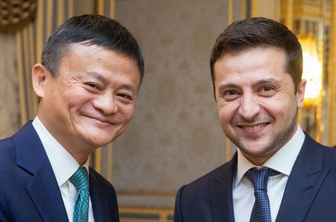 Зеленський запропонував засновнику Alibaba відкрити офіс в Україні