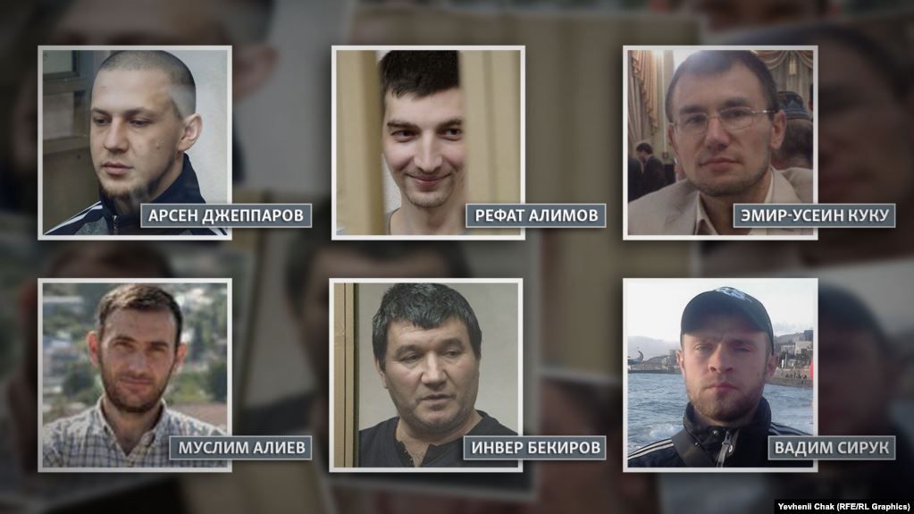 Суд в Криму продовжив арешт вісьмом українцям ялтинської «справи Хізб ут-Тахрір»