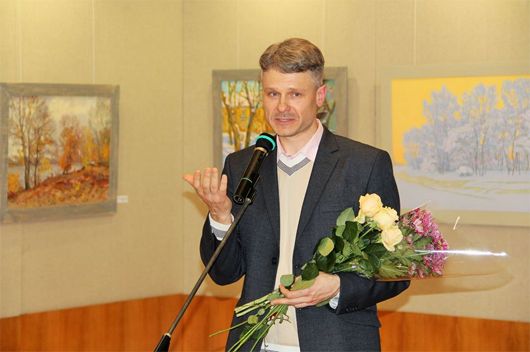 Поезія кольорів Солов’я: у Музеї літератури презентували несподівані роботи художника