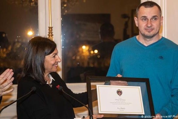 Сенцов отримав звання почесного громадянина Парижа