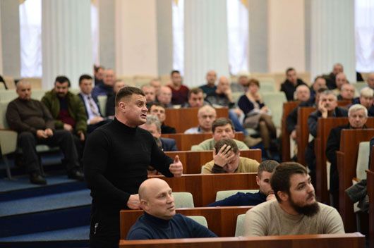 Ветерани російсько-української війни створять ініціативну групу при Черкаський облдержадміністрації
