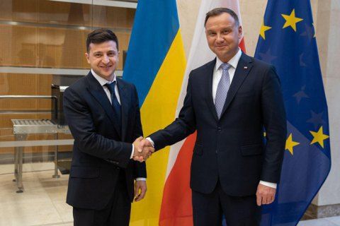 Зеленський обговорив з Дудою транзит газу і санкції проти Росії