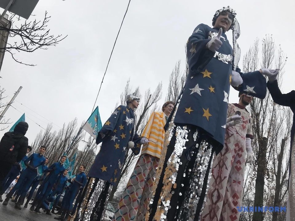 У Києві проходить Новорічний парад