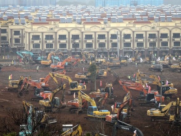 Епідемія коронавірусу: у місті Ухань за 15 днів побудують другу лікарню для пацієнтів з епідемією