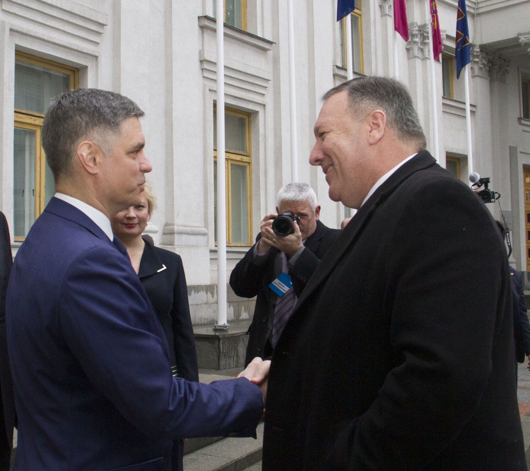 Помпео запевнив у повній підтримці України у справі припинення агресії Росії