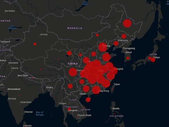 Кількість жертв від коронавірусу в Китаї зросла до 910 осіб