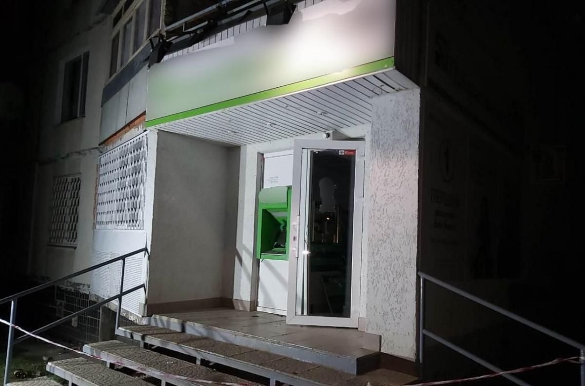 У Харкові підірвали банкомат