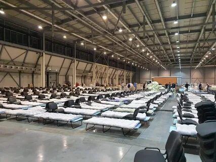 Виставкові центри та палаци спорту перетворять на госпіталі