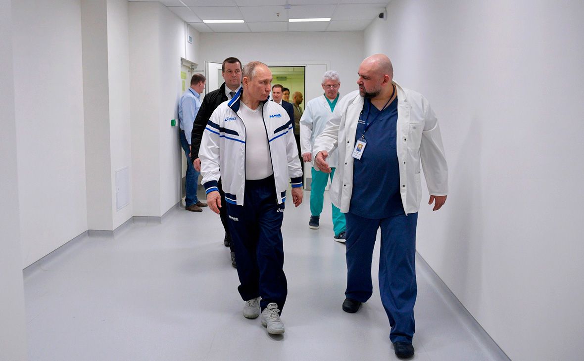 Путін міг заразитися коронавірусом від лікаря Проценко, фото