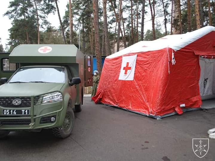Коронавірус: в Україні розгортають мобільні госпіталі