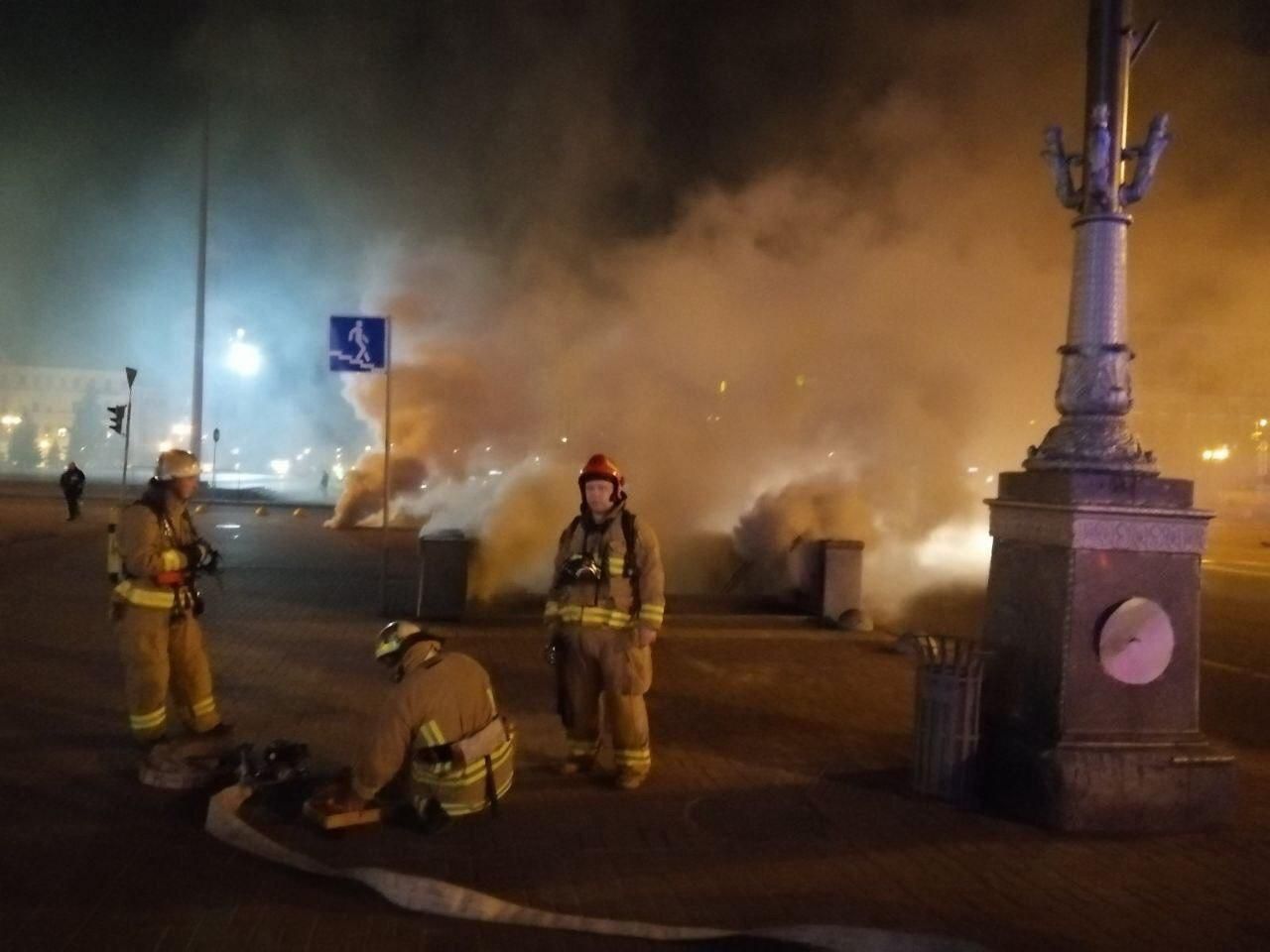 На Хрещатику знеструмило НБУ, Український дім і стадіон «Динамо» через пожежу