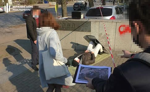 На Інститутській ДБР провели слідчі експерименти
