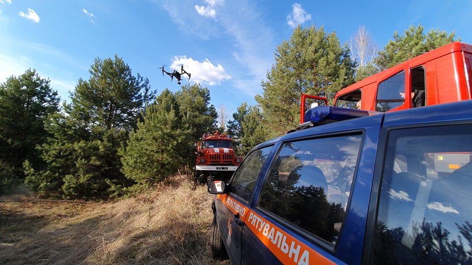 Під Олевськом на Житомирщині горить 200 га лісу, фото