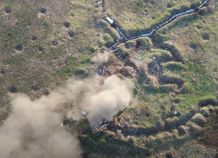 Вітання від 54-ї ОМБр: відео знищення опорника бойовиків з «Востока»