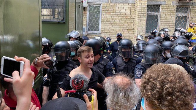 Справа Стерненка: сутички за участю депутатів та затримання активіста Миколи Виговського