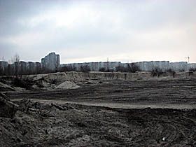 «Налякали» пiсок шлагбаумом