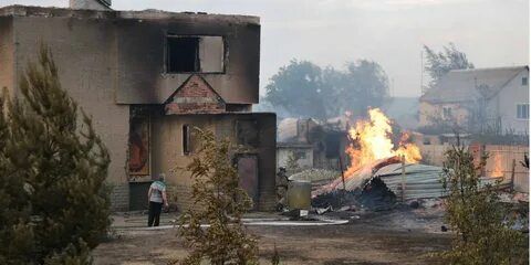 Пожежа у Новоайдарському районі Луганщини: у лікарні 17 дітей та 10 дорослих