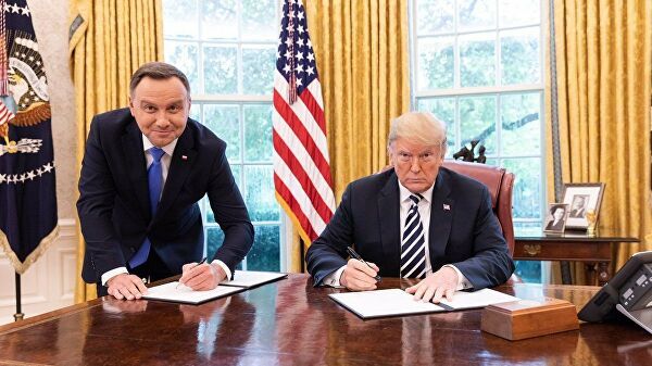 Трамп вітає друга Дуду з «історичним переобранням»