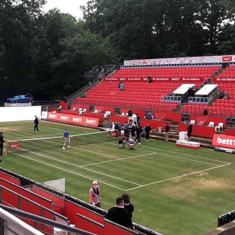 Через дощ Еліні Світоліній не вдалося зіграти на траві фінал виставкового турніру в Берліні