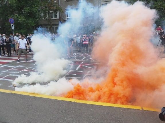 Хто вбив Гандзюк: активісти провели акцію під МВС