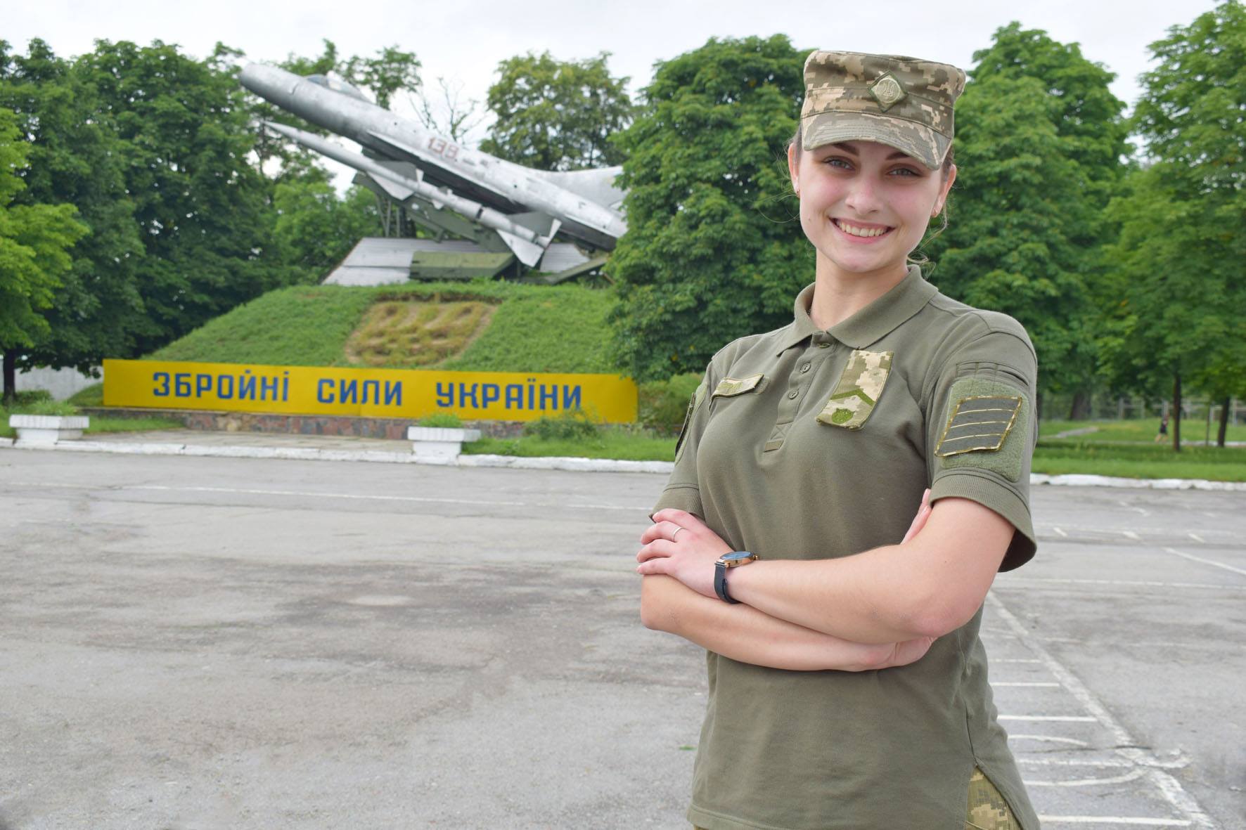 Курсантка Дарина Каліберда: «Якщо Батьківщину не захищатимуть хлопці, її захищатиму я!»