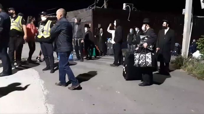 В Умані не пустили хасидів до могили цадика Нахмана