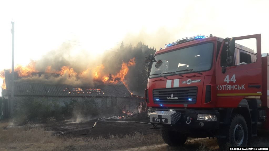 Пожежа на Луганщині: один військовий зник безвісти