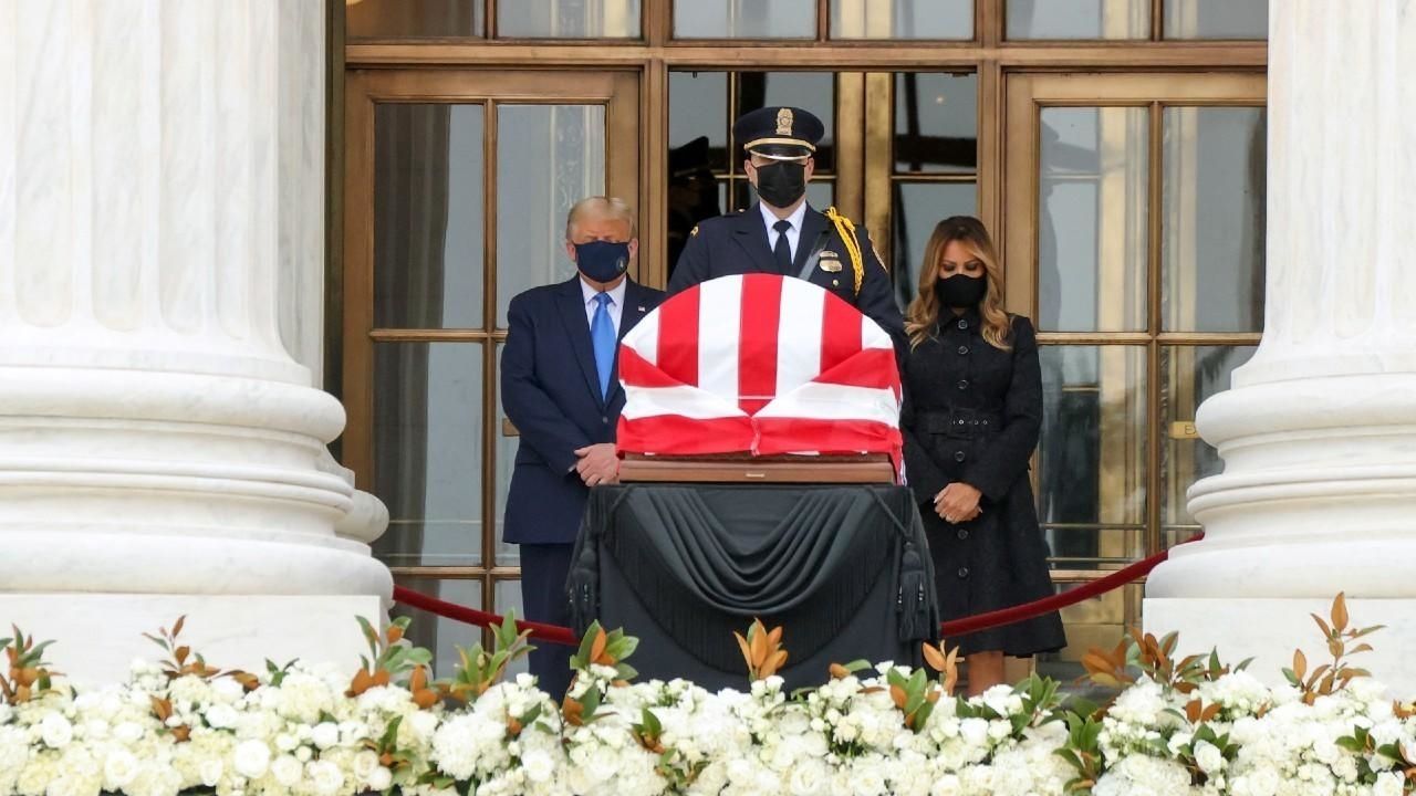 Трампа та його дружину освистали біля труни з тілом судді Гінзбург